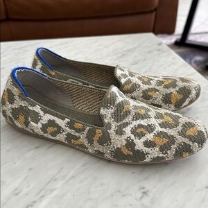 Rothy’s Leopard Print Slip-On Shoes
